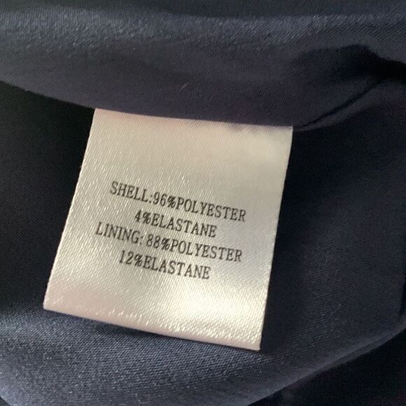 NEW Amy Lynn Navy One Shoulder Sheath Dress | Size M - Picture 11 of 12